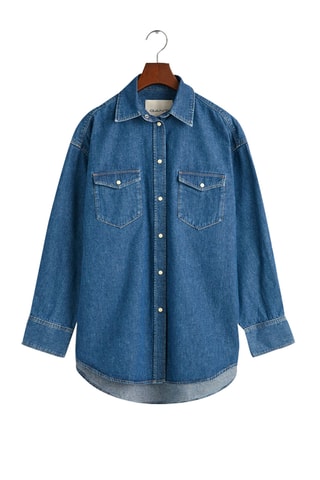 Chemise oversize - Indigo