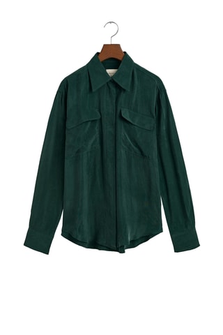Chemise relaxed - Vert foncé