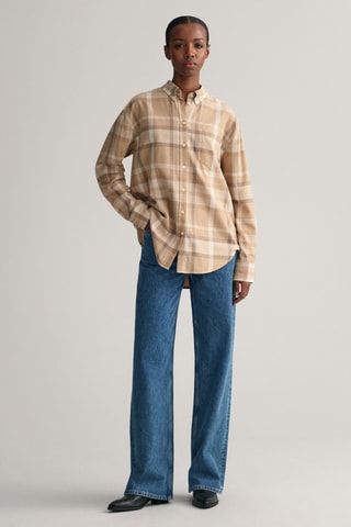 Chemise relaxed - Beige