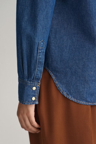 Chemise regular - Indigo