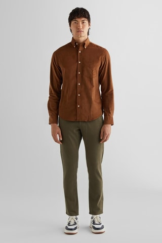 Chemise regular - Marron