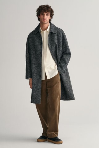 Chemise relaxed en soie - Crème