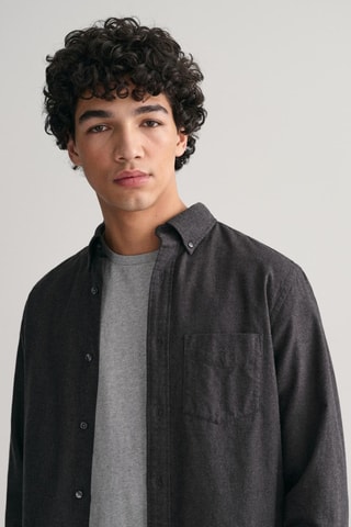 Chemise regular - Anthracite