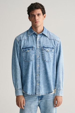 Chemise relaxed - Bleu clair