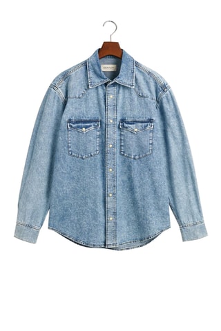 Chemise relaxed - Bleu clair