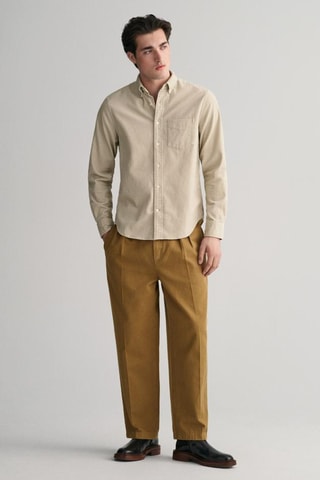 Chemise regular - Beige