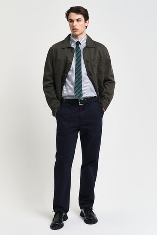 Chemise regular - Bleu ciel et blanc