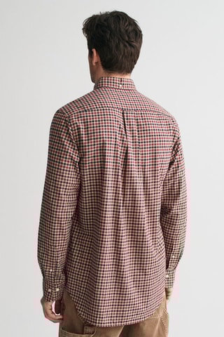 Chemise regular - Marron et bordeaux