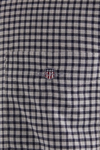 Chemise regular - Gris clair et anthracite