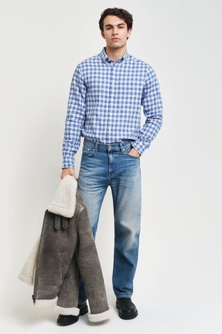 Chemise regular - Bleu