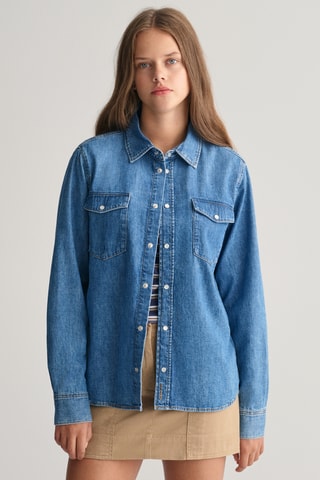 Chemise relaxed - Bleu