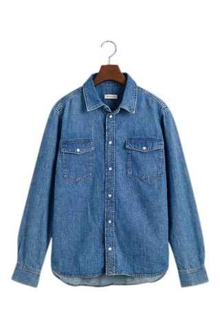 Chemise relaxed - Bleu