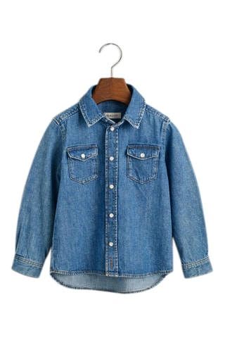 Chemise relaxed - Bleu