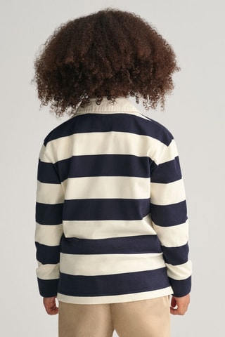 Polo relaxed - Bleu marine