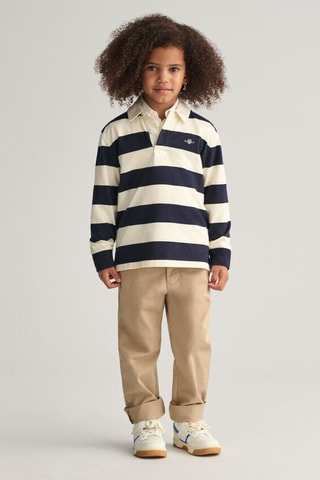 Polo relaxed - Bleu marine