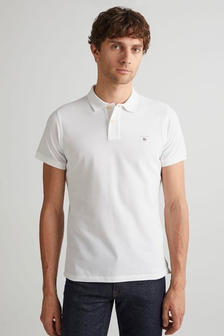 Polo regular - Blanc