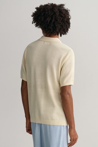 Polo relaxed - Crème