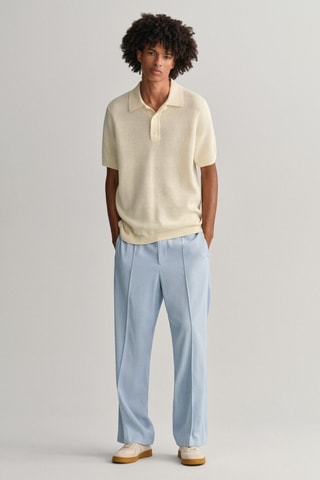 Polo relaxed - Crème