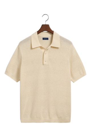 Polo relaxed - Crème