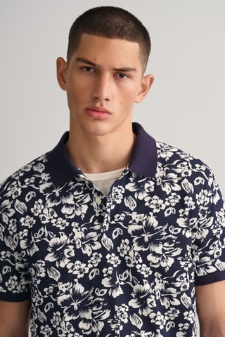 Polo regular - Bleu marine