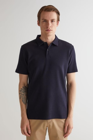 Polo regular - Bleu marine