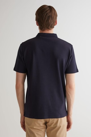 Polo regular - Bleu marine