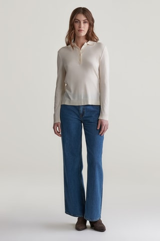 Polo regular - Crème