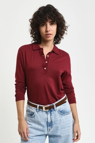 Polo regular - Bordeaux