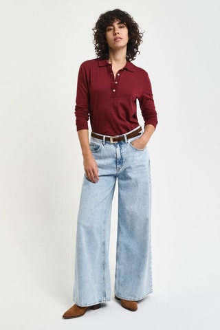 Polo regular - Bordeaux