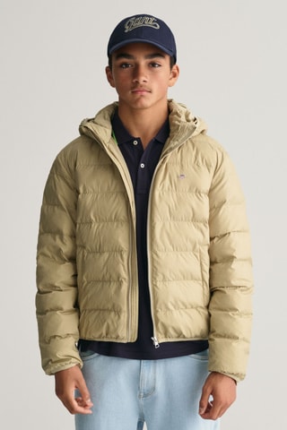 Doudoune regular sans manches - Beige