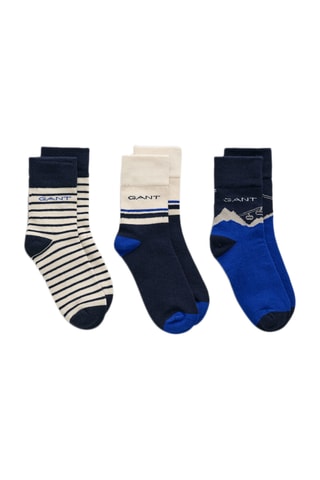 3 paires de chaussettes - Bleu