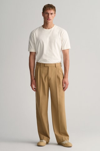 T-shirt relaxed en coton biologique - Crème