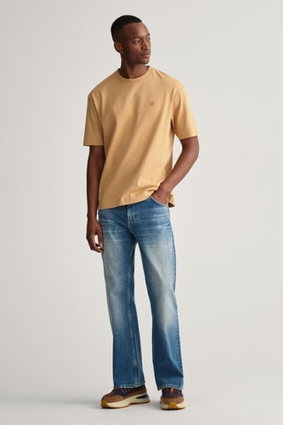 T-shirt relaxed - Beige