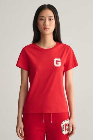 T-shirt regular - Rouge