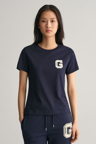 T-shirt regular - Bleu marine