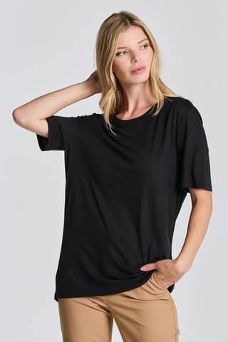 T-shirt relaxed - Noir