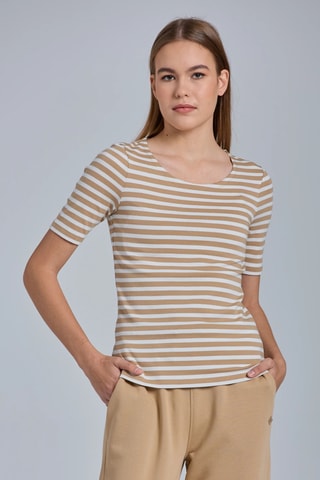 T-shirt regular - Beige
