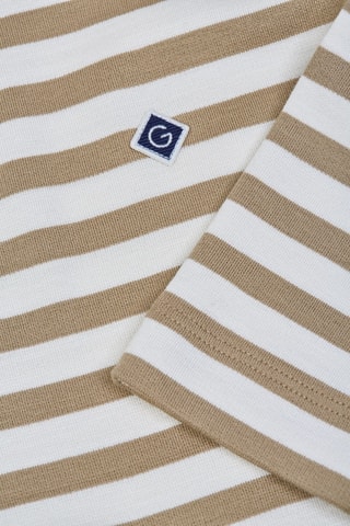 T-shirt - Blanc et beige