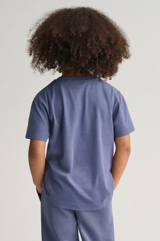 T-shirt relaxed - Bleu