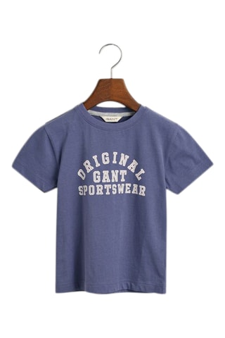 T-shirt relaxed - Bleu