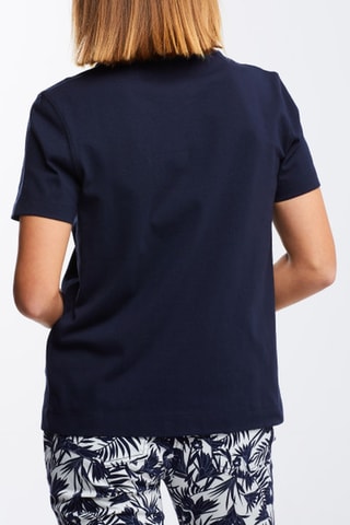 T-shirt relaxed - Bleu marine