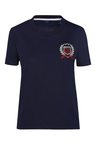 T-shirt relaxed - Bleu marine