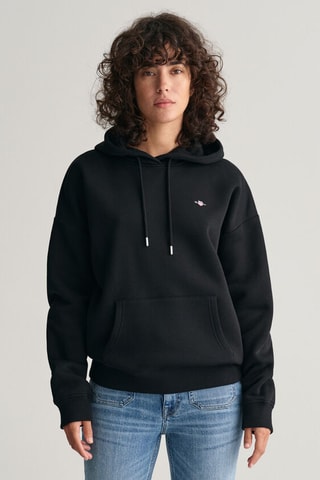 Sweat relaxed à capuche - Noir