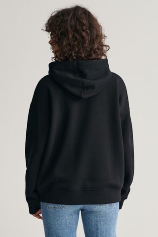 Sweat relaxed à capuche - Noir