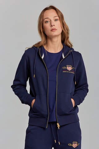 Sweat à capuche - Bleu marine