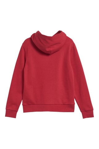 Sweat regular à capuche - Rouge