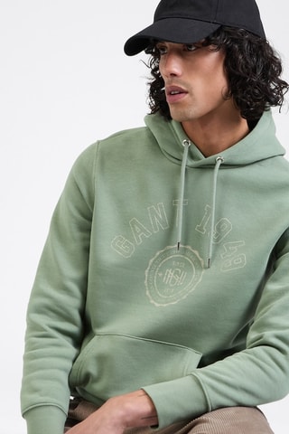 Sweat à capuche - Vert sauge