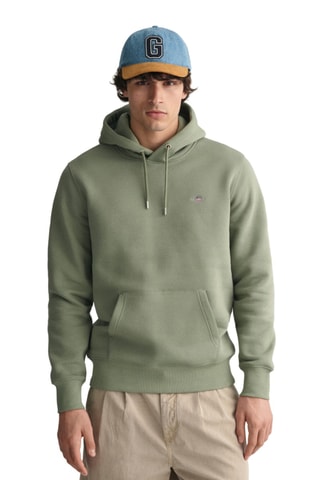 Sweat regular à capuche - Vert sauge