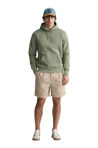 Sweat regular à capuche - Vert sauge