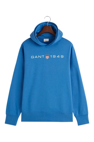 Sweat regular à capuche - Bleu